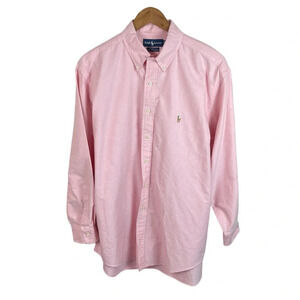 BF1477 Men’s Polo Ralph Lauren Designer Yarmouth Dress Shirt 17 34 XL
